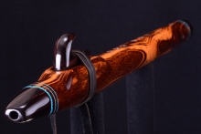 Goncalo Alves Native American Flute, Minor, Low E-4, #H8K